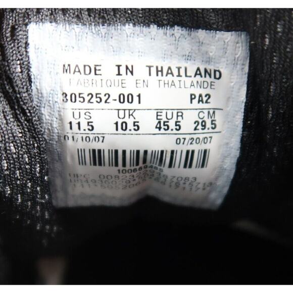 Nike Shoes Mens 11.5 Golf Cleat Saddle Oxford Classic Waverly Last Black Leather - Picture 13 of 13